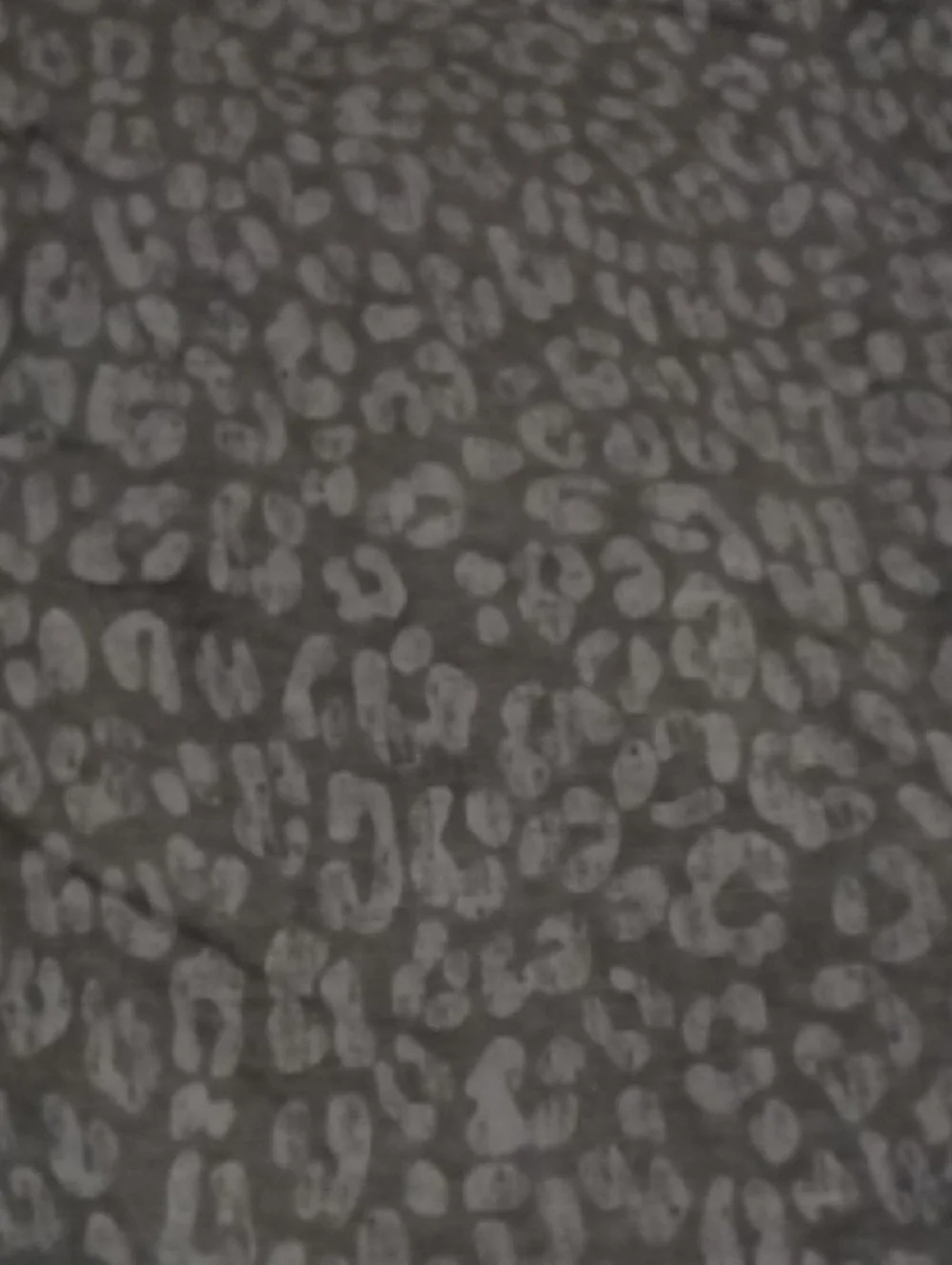 Pottery Barn Teen PBTeen Black & Gray Leopard Cheetah Print Twin Duvet Cover